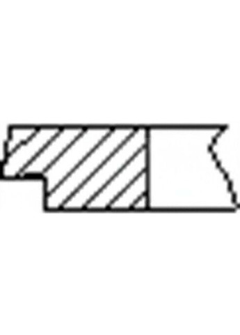 Кільця поршневі (1CYL) VAG 81.5 (1.5/1.75/2) ADR/AEB FR10-507450 Freccia (366194322)