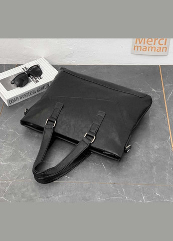 Мужской портфель сумка для документов формат А4 экокожа черный No Brand (301212032)