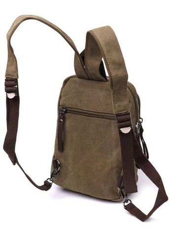 Сумка мужская трансформер спортивный слинг рюкзак на одно плечо из плотного текстиля Vintage (336889602)