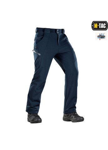Штани Soft Shell Winter Dark Navy Blue M-TAC (315339119)