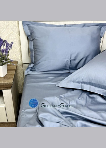 Комплект Tencel Полуторний Mix Сіро-блакитний PREMIUM Евкаліптове Волокно Туреччина Calipse 160*220см Calipso (308071602)