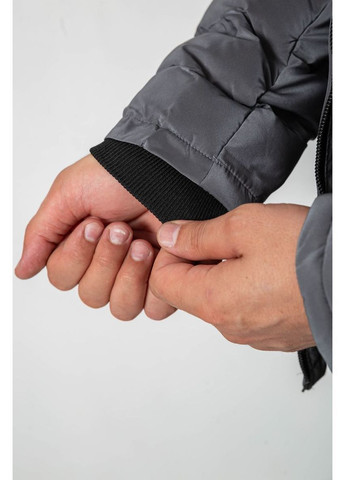 Сіра демісезонна куртка чоловіча демісезонна Ager 214R822К