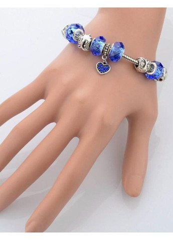 Модний браслет з шармами сови і серце, 6845 No Brand (356775613)