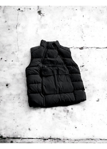 Жилетка косоворотка черная No Brand Urban Edge (363255607)