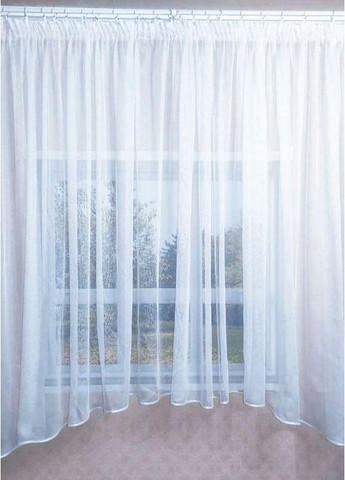 Тюль Кухня Льон біла 280х160 No Brand (353833942)