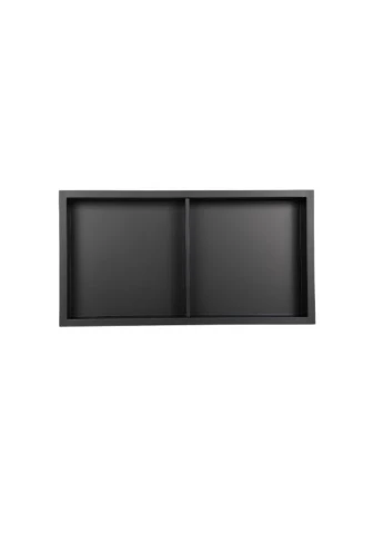 Полка-ниша для ванной комнаты Premium NICHE-0103 BLACK из нержавеющей стали SUS304 () Mixxus MI6682 (380885431)