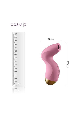 Вакуумний кліторальний стимулятор Pulse Pure, Рожевий Svakom (371389279)