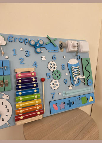 Универсальный бизиборд развивающая игрушка 40х60 см No Brand (355890503)