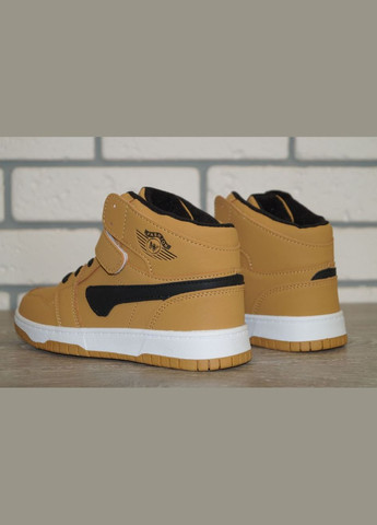 Хайтопи демісезонні дитячі / Черевики демісезонні дитячі коричневі BBT fashion kids (306429266)