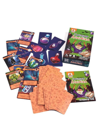 Дитяча карткова гра "Гримуар Алхіміка" VT8077-08, 100 ігрових карток No Brand (362570101)