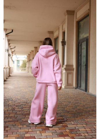 Жіночий костюм на флісе двійка молочний No Brand (362697428)