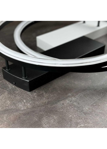 Світильник LED smart BRIONI-R+пульт 80W 3000-5000K IP20 круг чорний Violux (365651936)