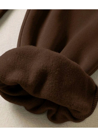 Жіночі спортивні штани з тринитки на флісі No Brand (363969479)