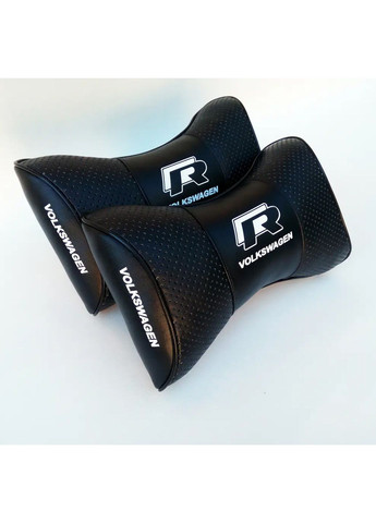 Подушка подголовник VOLKSWAGEN R-LINE черный 2шт No Brand (360900856)