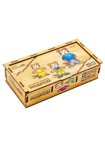 Деревянная настольная игра Мишки Puz-12141 PuzzleOK (367971240)