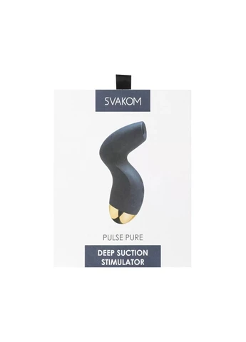 Вакуумный клиторальный стимулятор Pulse Pure Navy Blue, 5 режимов, 5 интенсивностей в каждом CherryLove Svakom (283251412)