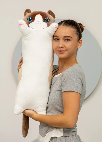 М'яка іграшка котик батон 70 см подушка обіймашка My Kigu (371274516)