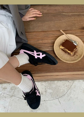 Чорні всесезонні кросівки onitsuka tiger black pink - 1183c254-001 No Brand