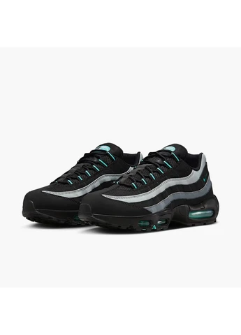 Чорні кросівки чоловічі air max 95 black/grey Nike