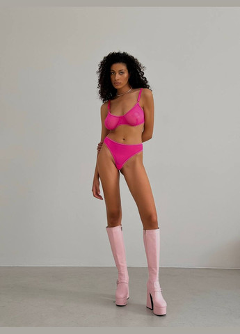 Рожевий комплект жіночої білизни Simply sexy