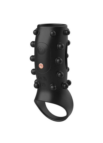 Насадка з вібрацією і шипами на пінис і мошонку Ultimate Couples Cage USB No Brand (370203675)