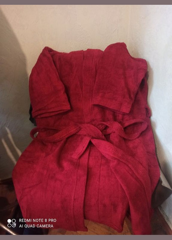 Женский красный халат No Brand (341720746)