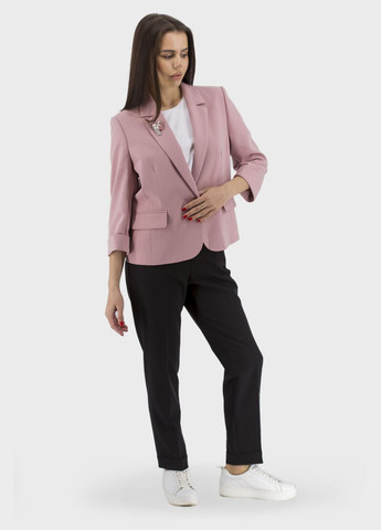 Розовый женский женский пиджак muray (, ), 40769 No Brand однотонный - всесезон