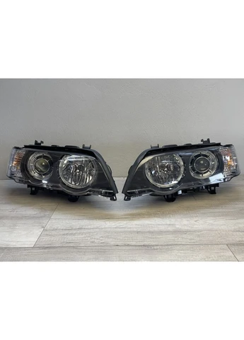 Передние фары BMW (E53) 1999-2003 линзованные под заводской ксенон D2S (ЦЕНА ЗА ПАРУ) Tuning-Tec X5 (398182624)