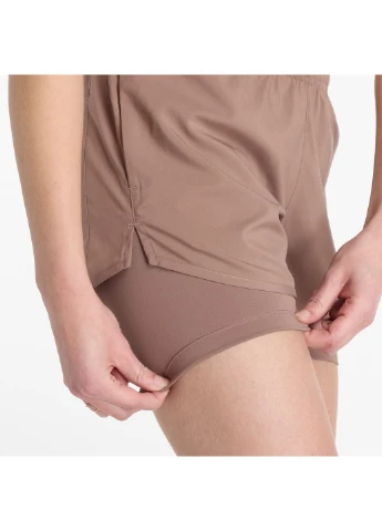 Жіночі коричневі шорти Sport Essentials 2-in-1 Short 3" 40 (L) (WS41225EAS) New Balance WS41225 (392840567)
