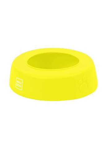 Миска-непроливайка Silicone, 1 л, жовта WAUDOG (367595980)