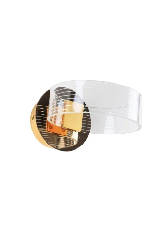 Бра настінна світлодіодна акрилова N 3705-1 GOLD 12W Sirius (342070007)