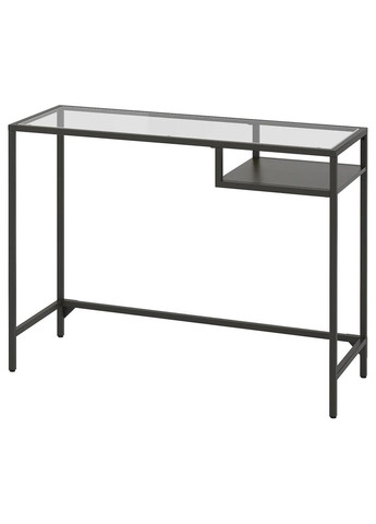 Стіл для ноутбука ІКЕА VITTSJO 100х36 см скло (80221352) IKEA (268023855)