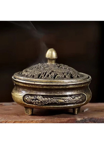 Курильница треножник для ароматических палочек и конусов Огонь Феникса (Латунь) No Brand (362025339)