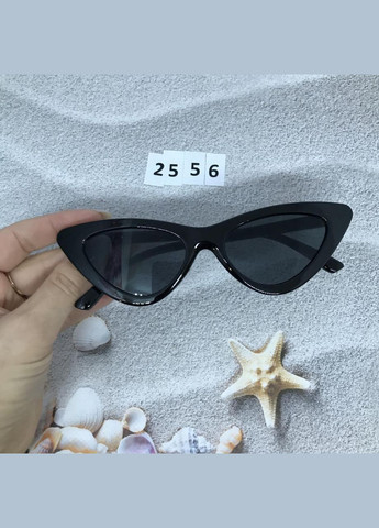 Модні чорні ретро-окуляри No Brand (302370713)