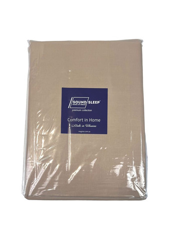 Комплект постельного белья Soft Beige бязь полуторный 160х215 см (94400144) SoundSleep (294830439)