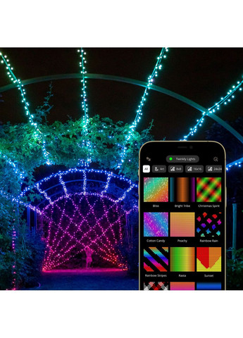 Гірлянда Smart LED Dots Lights RGB 60 IP20 3м кабель прозорий без БР Twinkly (360396343)