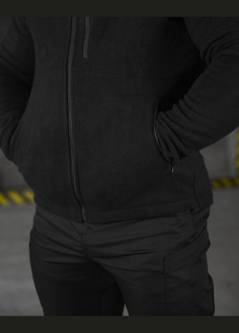 Мужской демисезонный костюм Полиция штаны + кофта черный No Brand