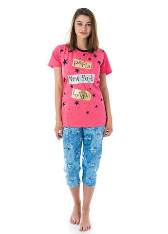 Прозорий комплект жіночий: бриджі з футболкой Fushiya