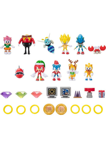 Адвент-календар Їжак Сонік Оригінал Sonic The Hedgehog Advent Calendar 2024 Jakks Pacific (365251595)