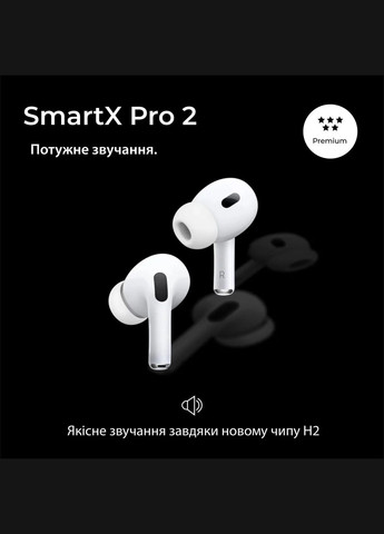 Наушники беспроводные TWS Pro 2 Premium Bluetooth наушники с микрофоном Smartx (326066387)