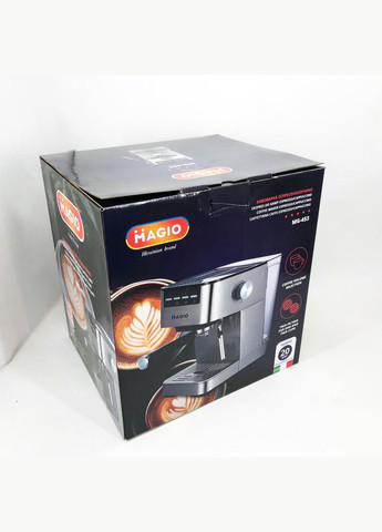 Кофеварка рожковая MG-453 960 Вт, кофеварка с возможностью приготовления эспрессо, кофемашина латте Magio (364665731)