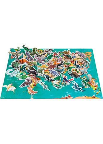 Пазл Динозавры 200 эл (J02679) Janod (322912027)