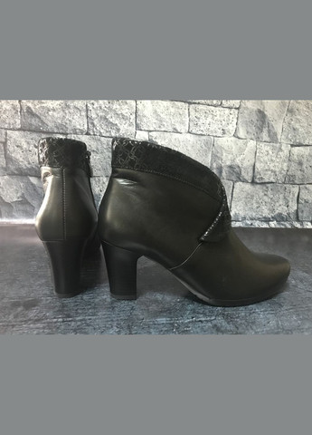 Осенние кожаные ботинки на каблуке, казаки Alpina