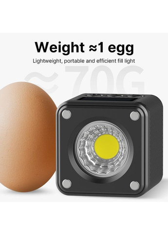 Відеосвітло L2 Bi-color COB Vedio Light IP6 Black (3051) (3051) Ulanzi Vijim Bi-color COB Vedio Light (372840895)