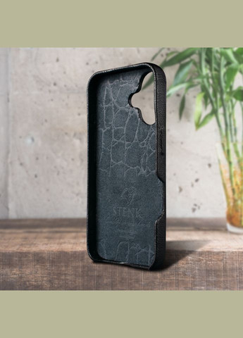 Шкіряна накладка ExBacker Python Scales для Apple iPhone 16 Коричневий (78239) Stenk (336212001)