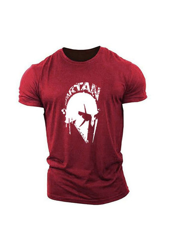 Бордовая мужская футболка Sport Line