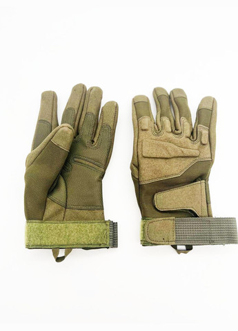 Перчатки тактические полнопалые (пара), утепленные на флисе, размер ХL, цвет олива Tac (317045206)