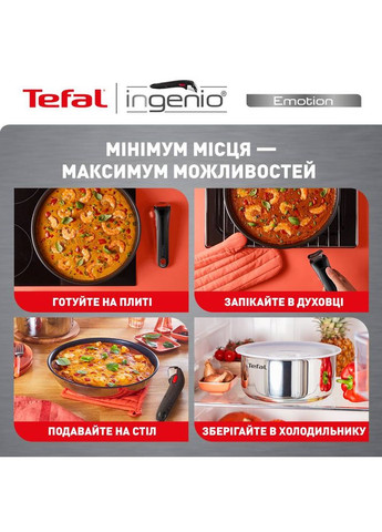 Набор ковшей Ingenio Emotion 4 (L8964S55) Tefal (314852639)