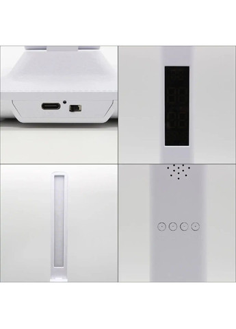 Настільна лампа з одним плафоном дисплеєм підставкою для ручок роботою від мережі акумулятора (480402-Prob) Unbranded (335003940)