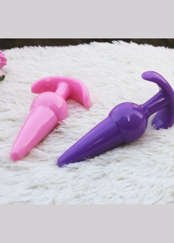 Анальна пробка 3.8 см Silicon Big Plug велика силіконова Чорний No Brand (303879223)